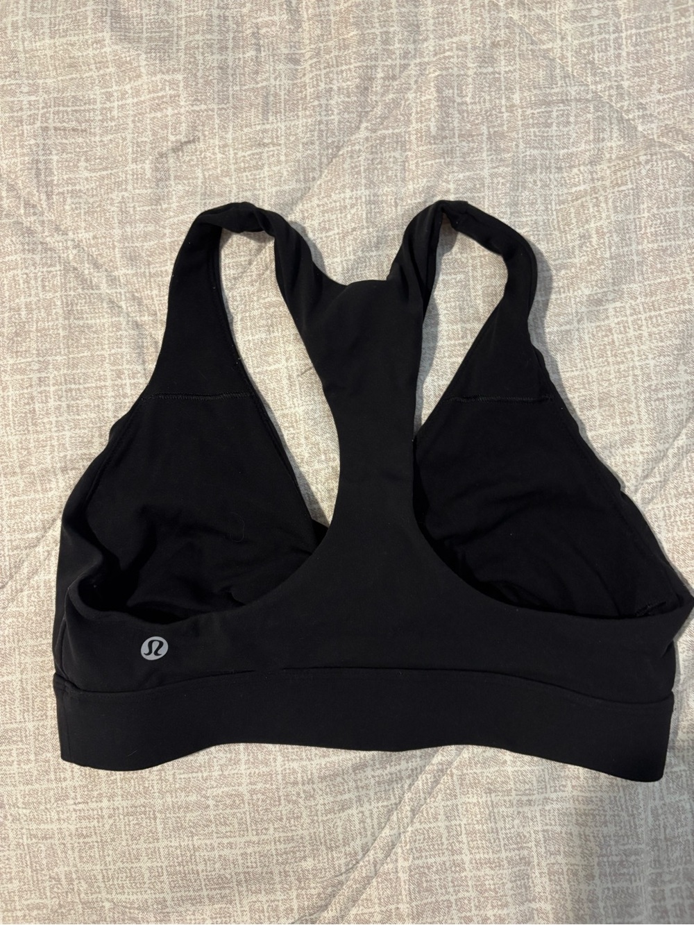 lululemon athletica Black Racerback Sports Bra - Picture 2 of 2